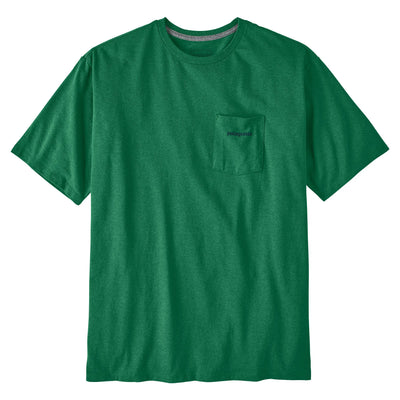 Patagonia Men's Boardshort Logo Pocket Responsibili-Tee - Gtrn