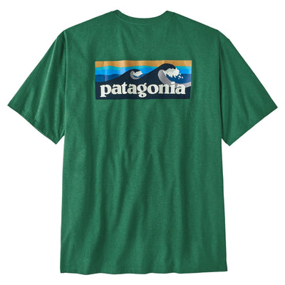 Patagonia Men's Boardshort Logo Pocket Responsibili-Tee - Gtrn