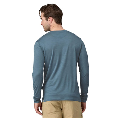 Patagonia Men's Long Sleeved Capilene Cool Merino Blend Graphic Shirt - CBLU - Buy online today at Down the Line Surf. International shipping available.