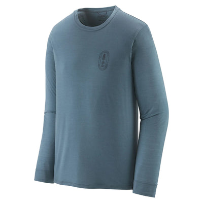 Patagonia Men's Long Sleeved Capilene Cool Merino Blend Graphic Shirt - CBLU - Buy online today at Down the Line Surf. International shipping available.