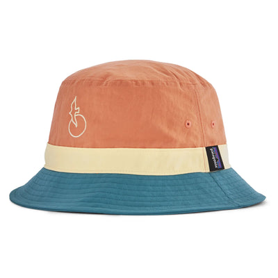 Patagonia Wavefarer Bucket Hat - Swelldrifter/Rock Melon - Buy online today at Down the Line Surf. International shipping available.