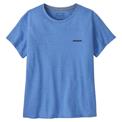 Patagonia Women's P-6 Logo Responsibili-Tee - Abundant Blue - Buy online today at Down the Line Surf. International shipping available.