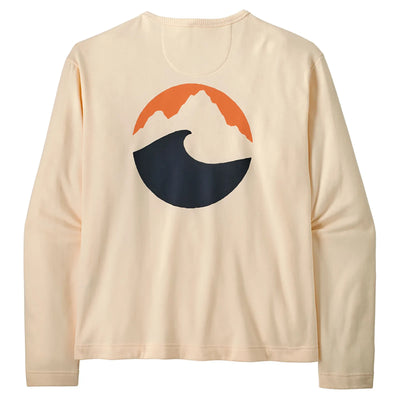 Patagonia Men's Lightweight Applied Imagination Wildrise Crew - Natural - Buy online today at Down the Line Surf. International shipping available.