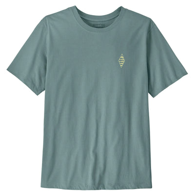 Patagonia Men's Water People Spotter T-Shirt - Blue Sage - Buy online today at Down the Line Surf. International shipping available.