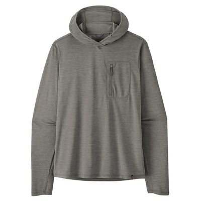 Patagonia Men's Capilene Cool Sun Hoody - Forge Grey - Noble Grey X-Dye - Buy online today at Down the Line Surf. International shipping available.