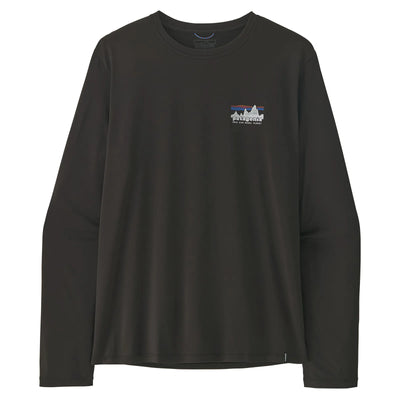 Patagonia Men's Long Sleeved Capilene Cool Daily Shirt - '73 Skyline - Black