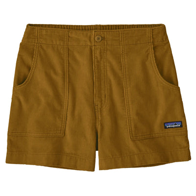 Patagonia Women's Retro Cord Shorts - Bobcat Brown - Buy online today at Down the Line Surf. International shipping available.
