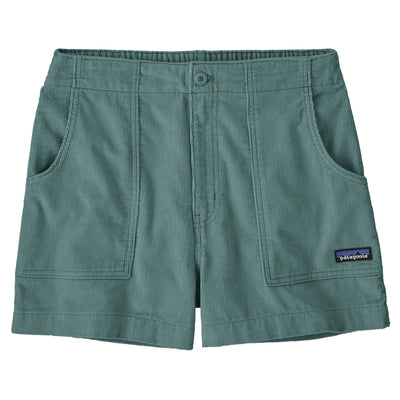 Patagonia Women's Retro Cord Shorts - Blue Sage - Buy online today at Down the Line Surf. International shipping available.