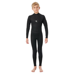 Rip Curl Junior Freelite 3/2mm Back Zip Wetsuit - Black - Buy online today at Down the Line Surf. International shipping available.