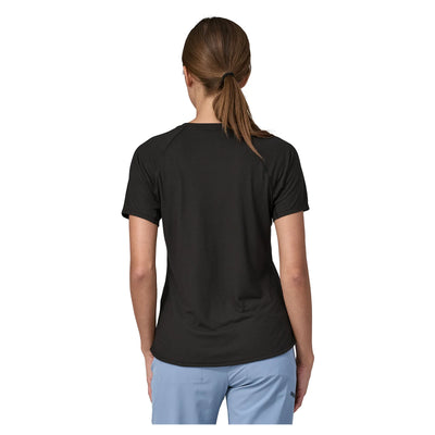 Patagonia Women's Capilene Cool Trail Shirt - Black - Buy online today at Down the Line Surf. International shipping available.