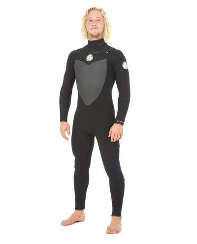 Rip Curl Men's Flash Bomb 3/2mm Chest Zip Wetsuit 2018/19 - Black - Buy online today at Down the Line Surf. International shipping available.
