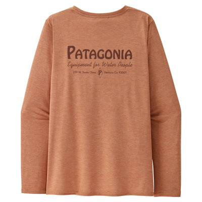 Patagonia Women's Long Sleeve Cap Cool Daily Graphic Shirt - WPTX - Buy online today at Down the Line Surf. International shipping available.