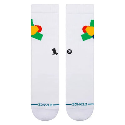 Stance Socks Willy Wonka Everlasting Crew - White - Buy online today at Down the Line Surf. International shipping available.