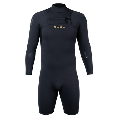 Xcel Comp+ Long Sleeve Springsuit 2/1.5mm - Black - 2026