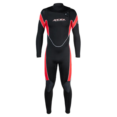 Xcel Infiniti Solution 3/2mm Wetsuit - Black/Red - Buy online today at Down the Line Surf. International shipping available.