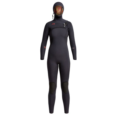 Xcel Women's Comp X 5.5/4.5mm Hooded Wetsuit - Black - Buy online today at Down the Line Surf. International shipping available.