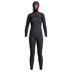 Xcel Women's Comp X 5.5/4.5mm Hooded Wetsuit - Black - Buy online today at Down the Line Surf. International shipping available.