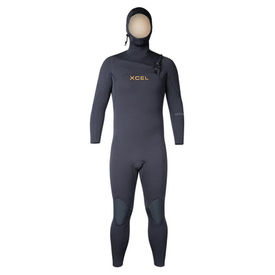 Xcel Comp + 4/3mm Hooded Wetsuit - Black 24/25 - Buy online today at Down the Line Surf. International shipping available.