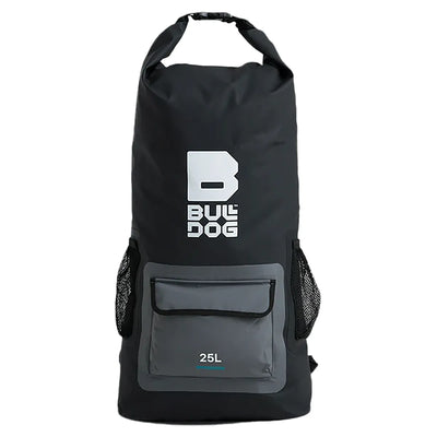 Bulldog Dry Bag Backpack 25L - Black - Buy online today at Down the Line Surf. International shipping available.