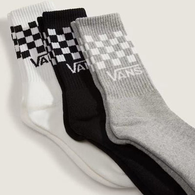 Vans Classic Check Crew Rox Checkerboard - Multi 3 pairs - Buy online today at Down the Line Surf. International shipping available.