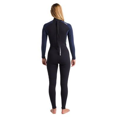 C-Skins Women's NuWave Element 3/2mm Back Zip Wetsuit - Black/Slate - 2024 - Buy online today at Down the Line Surf. International shipping available.