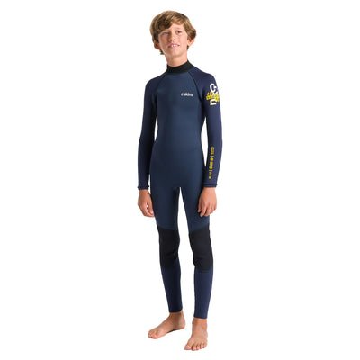 C-Skins Junior Nuwave Element 3/2mm Back Zip Wetsuit - Bluestone/Slate - 2024 - Buy online today at Down the Line Surf. International shipping available.