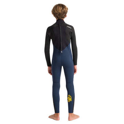 C-Skins Junior NuWave Legend 4/3mm Back Zip Wetsuit - Bluestone/Slate - 2024 - Buy online today at Down the Line Surf. International shipping available.