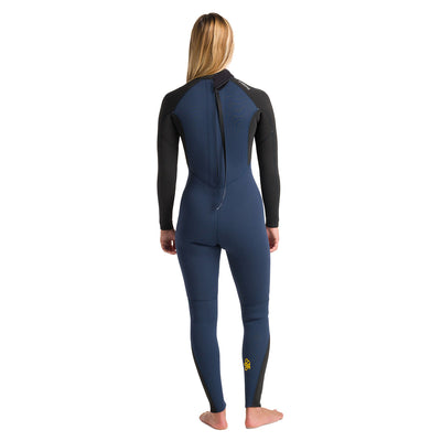 C-Skins Women's NuWave Surflite 4/3mm Back Zip Wetsuit - Bluestone/Black - 2024 - Buy online today at Down the Line Surf. International shipping available.