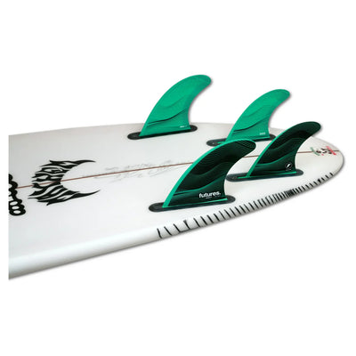 Futures Fins F6 Legacy Series Honeycomb Tri Quad Fin Set - Buy online today at Down the Line Surf. International shipping available.