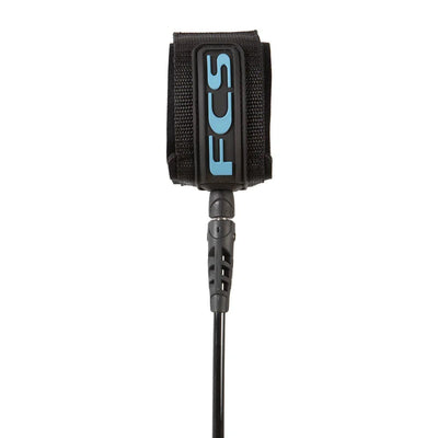 FCS 7ft Regular Classic Leash - Tranquil Blue - Buy online today at Down the Line Surf. International shipping available.