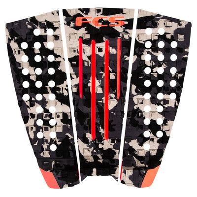 FCS Julian Wilson Deck Pad - Urban Camo/Blood Orange - Buy online today at Down the Line Surf. International shipping available.