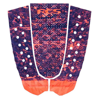 FCS T3 3 Piece Deck Pad - Seared - Buy online today at Down the Line Surf. International shipping available.