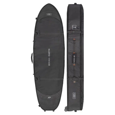 Ocean & Earth Hypa Fish/Short Travel Triple Boardbag - Wheel - Buy online today at Down the Line Surf. International shipping available.