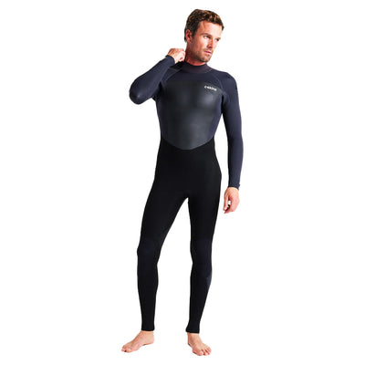 C-Skins Legend 4/3mm Back Zip Wetsuit - Black/Anthracite/Black - Buy online today at Down the Line Surf. International shipping available.