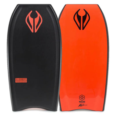 NMD Maxim PE Bodyboard 45" - Black / Fluro Orange - Buy online today at Down the Line Surf. International shipping available.