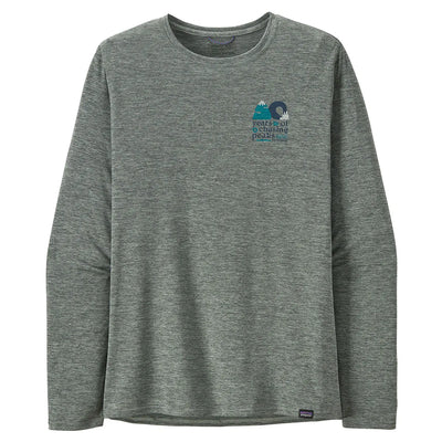 Patagonia Men's Capilene Cool Daily Long Sleeved Graphic Shirt - Waters CPGX - Buy online today at Down the Line Surf. International shipping available.