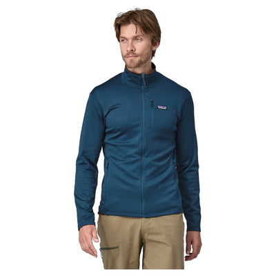 Patagonia Men's R1 Daily Jacket - Lagom Blue - Tidepool Blue X-Dye - Buy online today at Down the Line Surf. International shipping available.