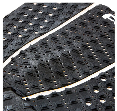 FCS T-3 Wide Deck Pad - Black/Charcoal - Buy online today at Down the Line Surf. International shipping available.