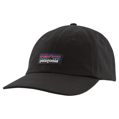 Patagonia P-6 Label Trad Cap - Black - Buy online today at Down the Line Surf. International shipping available.