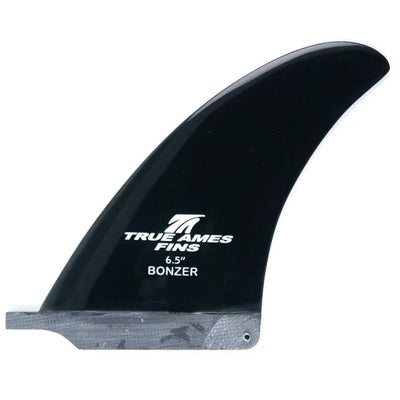 True Ames Bonzer Longboard Fin 6.5" - Black - Buy online today at Down the Line Surf. International shipping available.