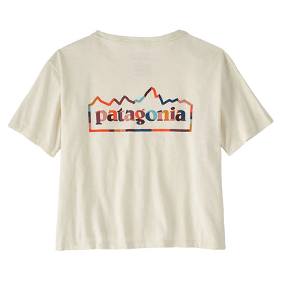 Patagonia Women's Unity Fitz Easy Cut Responsibili Tee - Birch White - Buy online today at Down the Line Surf. International shipping available.