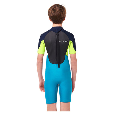 Rip Curl Boys Omega Back Zip Springsuit - Navy - Buy online today at Down the Line Surf. International shipping available.