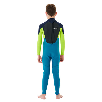 Rip Curl Junior Omega 5/3mm Back Zip Wetsuit - Navy - Buy online today at Down the Line Surf. International shipping available.