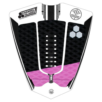 Channel Islands Mixed Groove 3 Piece Pad - Black/Pink - Buy online today at Down the Line Surf. International shipping available.