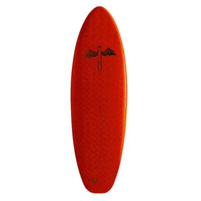 Drag Dart Flat Tail Thruster 6'6 Softboard - Red/Red - Buy online today at Down the Line Surf. International shipping available.