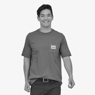 Patagonia Men's Quality Surf Pocket Responsibli-Tee - New Navy - Buy online today at Down the Line Surf. International shipping available.