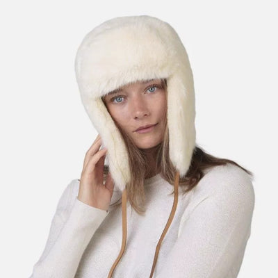 Barts Women's Lucerne Bomber Hat - White - Buy online today at Down the Line Surf. International shipping available.