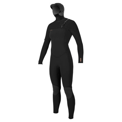 O'Neill Women's Hyperfreak F.U.Z.E. 5/4+mm Hooded Wetsuit - A00 - Buy online today at Down the Line Surf. International shipping available.