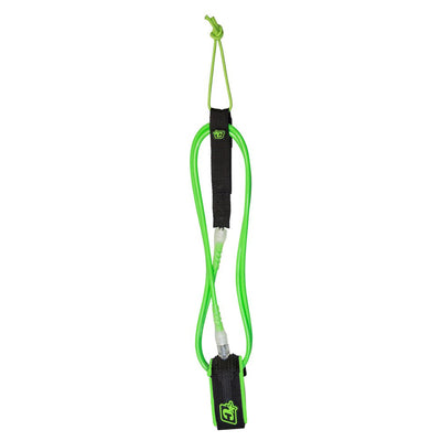 Creatures of Leisure 6ft Pro Leash - Lime/Clear - Buy online today at Down the Line Surf. International shipping available.
