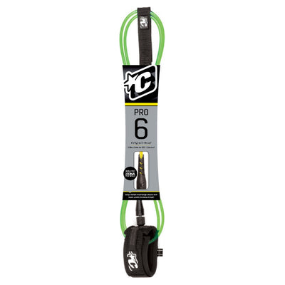 Creatures of Leisure 6ft Pro Leash - F Lime - Buy online today at Down the Line Surf. International shipping available.